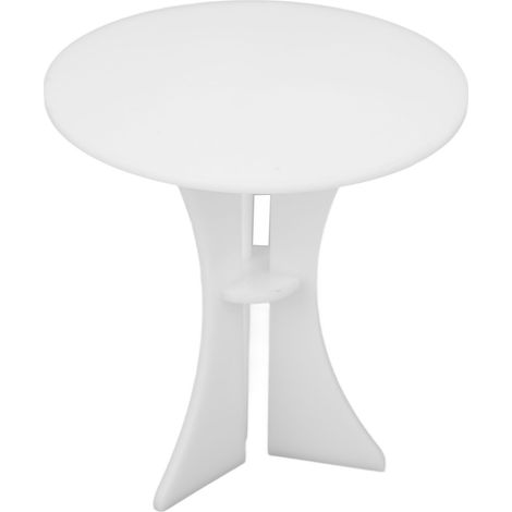 Table ronde miniature en acrylique 1/6 pour maison de poupée - Accessoires de décoration (1/5)