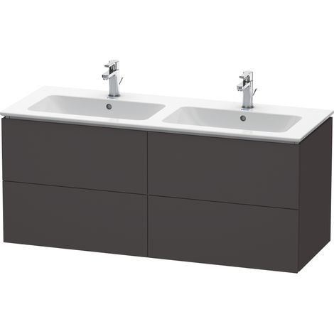 Duravit L-Cube Waschtischunterbau wandhängend, 4 Schubkästen,