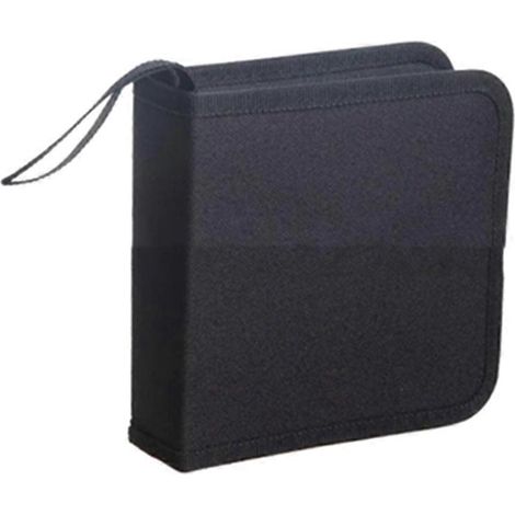 Étui de rangement portable pour CD/DVD, pouvant contenir 40 disques. Organiseur compact pour voiture et maison. Support de protection pour disques B. (1/5)