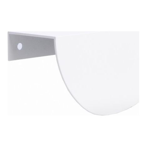 Tirador de mueble con borde semicircular UA01 blanco loft Tirador de mueble con borde semicircular UA01 blanco loft mate 5,2 cm 32/52 (1/5)