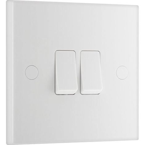 Interrupteur Simple moulé Blanc, Blanc, 942-0J (1/5)