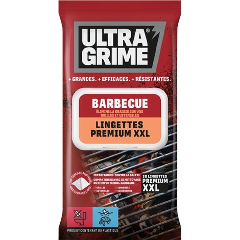 Lingettes Barbecue boite de 30 UltraGrime