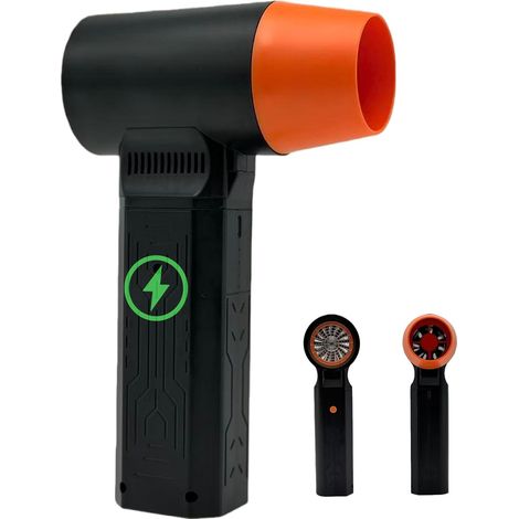 Souffleur Air Comprimé 600g de Force de Vent, Dépoussiéreur Batterie, Pulvérisation d’Air Comprimé, Souffleur Sans Fil pour Nettoyage d’atelier et PC, Enlevage de neige et feuilles (1/5)