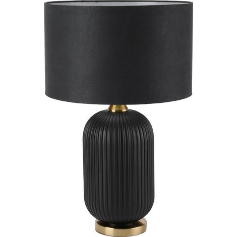 Lámpara de mesa Tamiza 1 E27 negra, modelo Prestige LP-1515/1T BIG negra (1/5)