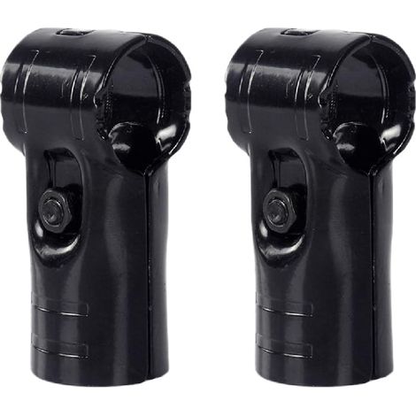 Lot de 2 colliers de serrage en T de 3,5 cm pour clôture à maillons de chaîne pour connecter des échafaudages, des étagères, des supports de plantes (1/5)