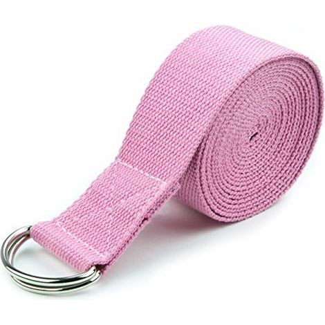 Sangle De Yoga - Coton Épais 25 mm × 180 cm - Pour Étirements Posturaux Et Stabilisation En Yoga Pilates Rééducation - 1 Pièce (1/5)