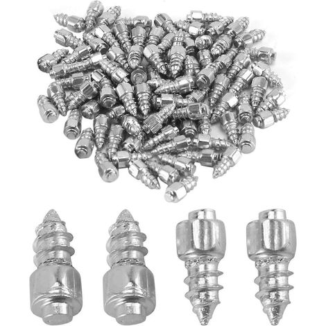 Los clavos para neumáticos/clavos de nieve de 9 mm son antideslizantes y antihielo, y son adecuados para coches, camiones, bicicletas, botas, motocicletas, quads y todoterrenos. (1/5)