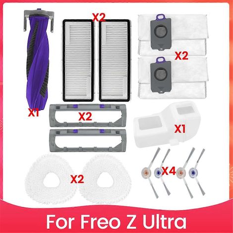 Bürstenfilter-Wischmopp- und Staubbeutel-Set für Narwal Staubsauger (1/5)