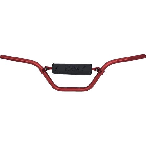 Manubrio in lega di alluminio, compatibilità universale, colore rosso-nero PPR (1/2)