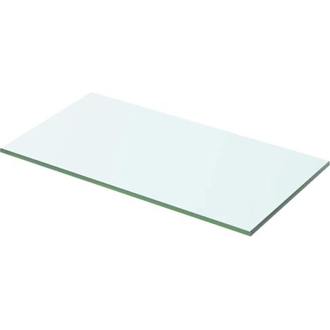 Mensola in Vetro Trasparente 50x20 cm vidaXL