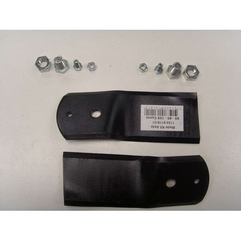 Coppia alette lama trattorino STIGA 85 95 105 COMBI dal 2007 1134-9119-01 ORIG. (1/5)