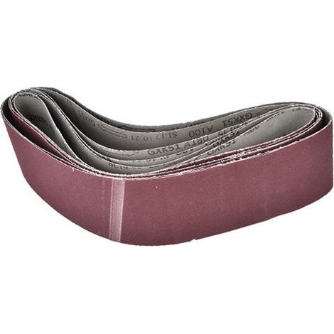 Bandes abrasives 915x100mm - 6 pièces - Aluminium oxyde - Grains 60/80/100/120/150/180 (1/5)