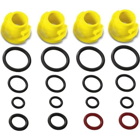 Kit de joints toriques de rechange Kärcher, accessoires pour nettoyeur haute pression, buse d'air et joint torique pour nettoyeur haute pression Karcher, compatible avec les modèles K1/K2/K3/K