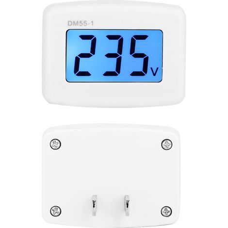110V/220V AC 80-300V Home LCD Digital Voltmeter, Electrical Instrument, Voltage Tester (USA) - AquaForge (1/5)