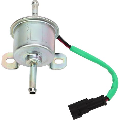 Pompe à carburant électrique 2 broches fiche universelle acier allié 12V accessoire pelle mécanique pièce de rechange (1/5)