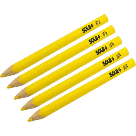 Matita speciale sb 24 colore giallo legno supporti scuri confezione 5 pezzi (1/5)