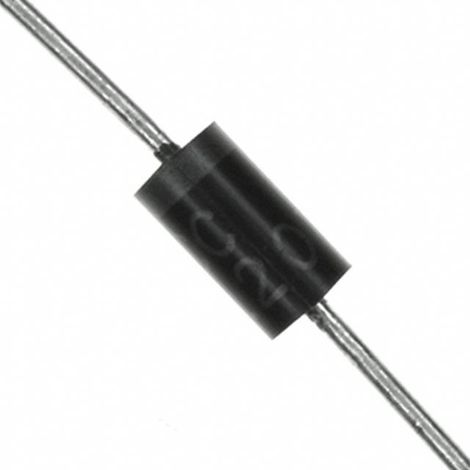 Gleichrichterdiode 1000V 2Amp Kapsel DO15 RL207