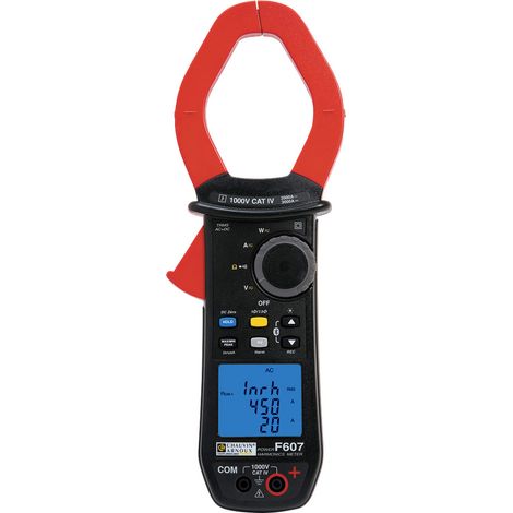 Chauvin Arnoux F607 Stromzange digital Datenlogger CAT IV 1000 V Anzeige (Counts): 10000 (1/3)