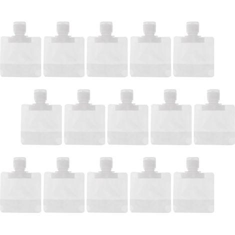 15 Pièces Pochette de Voyage Rechargeable 30ml en PET Pa PE (1/5)