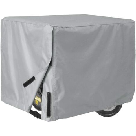 Ede Housse de protection universelle pour générateurs 3 000-5 000 W, étanche (gris) (1/4)