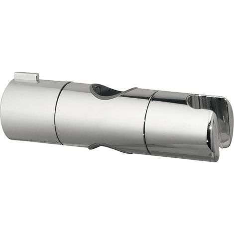Supporto scorrevole in abs cromato per asta d. 25 mm cromo