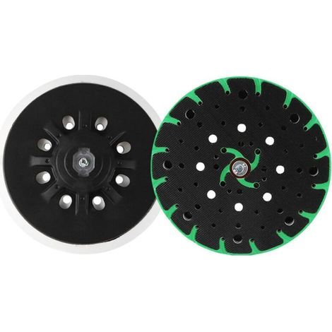 Create idea Patin de Ponçage 150mm pour Ponçage Sans Poussière M8 Filetage de Connexion Crochet Boucle Patin de Support Compatible avec Bosch Ponceuse Orbitale Compatible avec Festool ETS 150 (1/5)