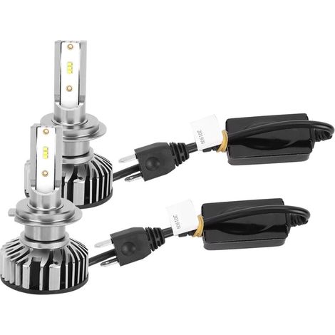 pezzi DC9V-32V 40W 8000LM 6500K Lampada di guida per fari a LED H7 impermeabile (1/4)