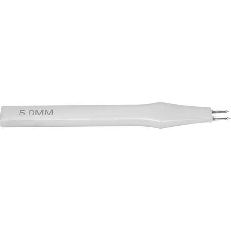 Set mit 2 Stahlahlen für Leder, 5-mm-Bohrer für Heimwerkerprojekte wie Nähen und Basteln (1/5)