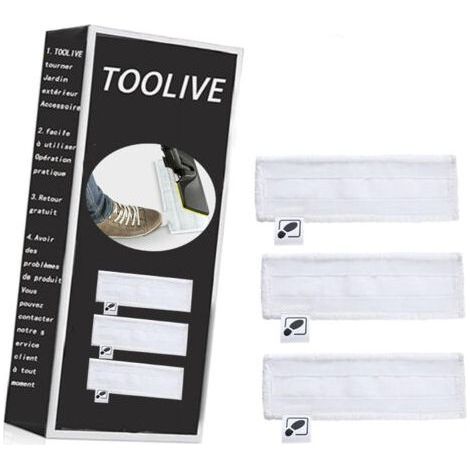 Set di 3 panni in microfibra per accessori per pulitore a vapore Kärcher EasyFix SC2 SC3 SC4 e spazzola per pavimenti. (1/5)