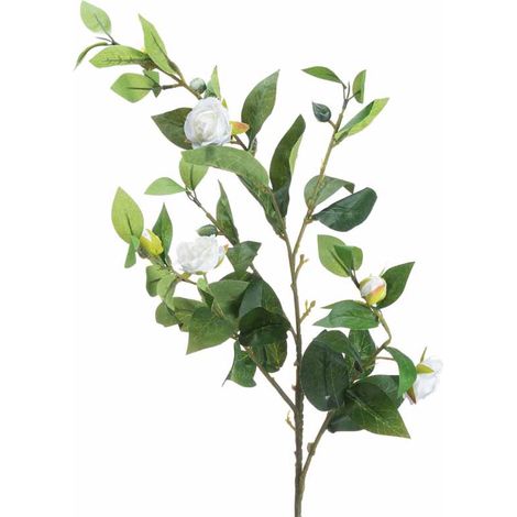 Gardenia Stem Artificial Plant - L10 x W45 x H90 cm - Cream