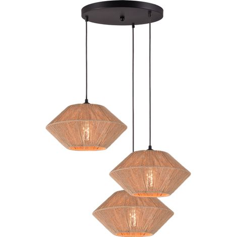 Lampe pendante Japandig Bicono 3x Ø35cm - 2312-05-35-3-35