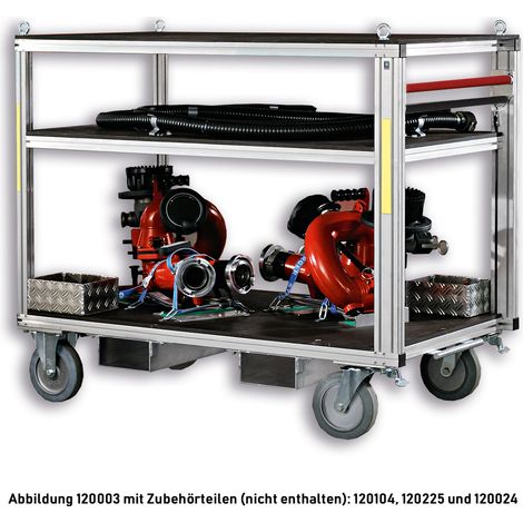 MUNK Rettungstechnik Universal-Rollcontainer mit 2 Plattformen, hoch
