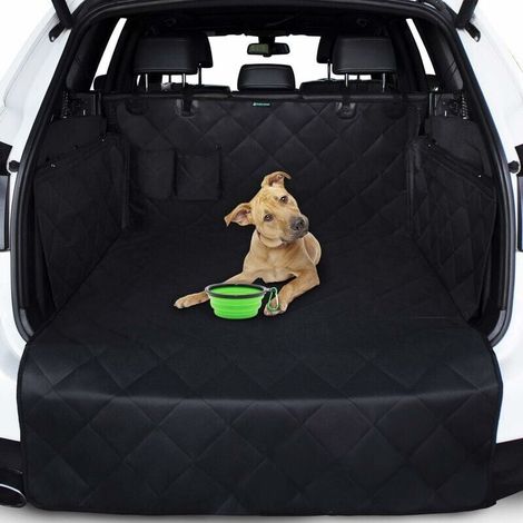 Hunde-Kofferraumabdeckung – Wasserdicht & Rutschfest – 600D Oxford-Baumwolle – Rundumschutz für SUVs & Geländewagen – Größe 185 x 177 cm – Crezuo