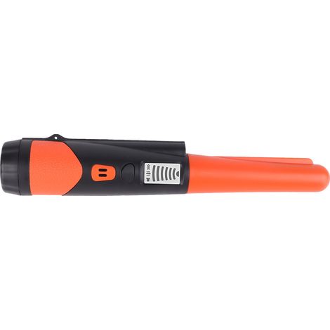 Détecteur de métaux orange avec écran LCD, sonde de localisation précise pour la recherche de trésors (1/5)