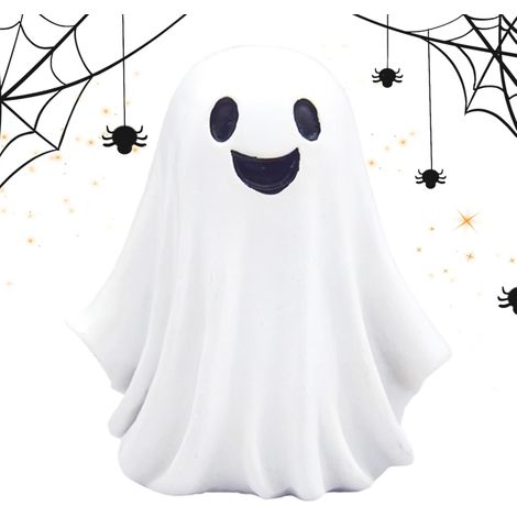 Statuette Fantôme Décor de Ferme pour Étagère à Plateaux - Figurine Résine Horreur Halloween pour Étagère, Appui de Fenêtre, Table de Chevet et Vitrine (1/5)