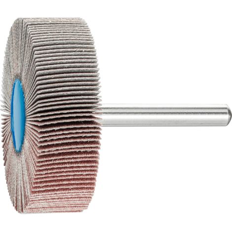 PFERD TOOLS Korund Fächerschleifer F Ø 50x15 mm Schaft-Ø 6 mm A240 für Feinschliff und Finish 10 Stk