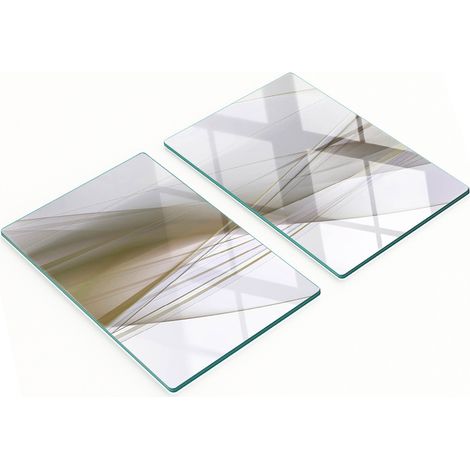 Pannelli decorativi multifunzionali in legno temperato per cucina, con motivo astratto, 2x40x52 cm (1/5)