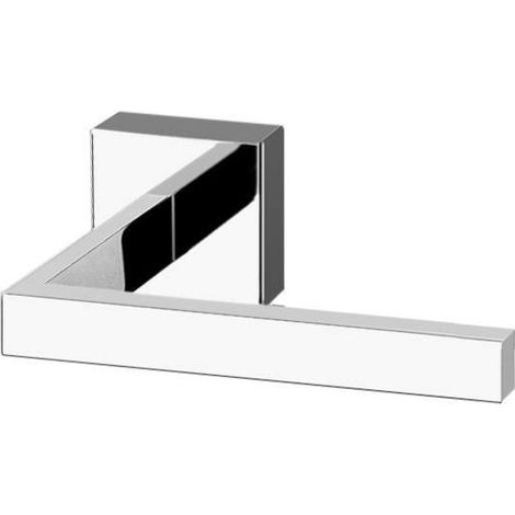 Porta rotolo in ottone da 15.5x5x8.20 cm Pollini Cube P1004  Cromo