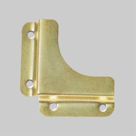 Fermaspecchio ad angolo 32 mm - ottonato