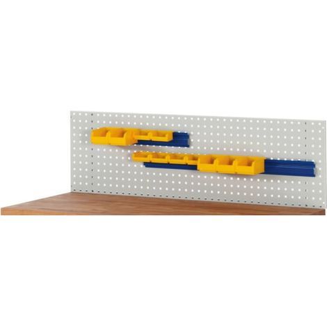 Rail d'accrochage Rau 500 mm pour plaque perforée