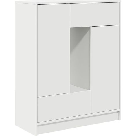 Aparador con cajones y puertas blanco 73x31x90 cm vidaXL