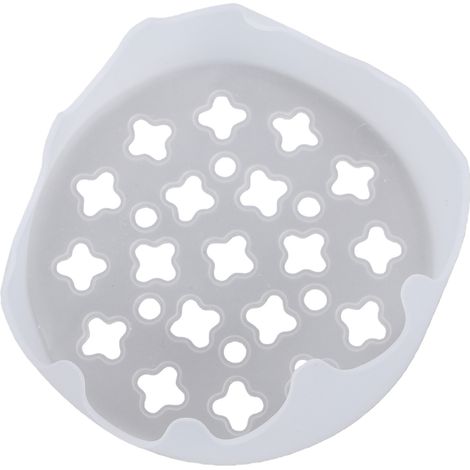 Grille de composition florale en silicone réutilisable, support pour tiges de vase, robuste et flexible, compatible avec plusieurs petits vases pour la maison, les mariages et les fêtes (blanc). (1/5)