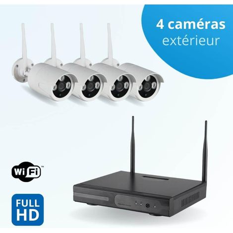 Kit vidéo-surveillance WIFI 4 caméras FullHD+ 3Mp 2304x1296 - extérieur (1/3)