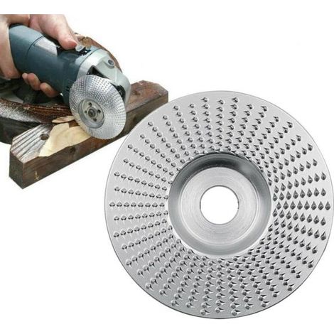 Disco per smerigliatrice angolare raspa levigatura intaglio legno 123mm 66013
