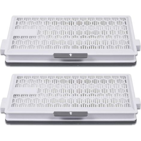 Pour Filtre Aspirateur Air Clean Plus 50 pour Miele Complete C3 Powerline S8340 Filtre d'aspirateur, Air Clean SF-HA 50 pour Complete C2 C3, lot de 2 (1/4)