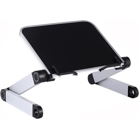Pupitre pour Livre -Hauteur et angle réglables lutrin livre, support de lecture avec bras en aluminium et clips de reliure, porte livre cuisine pour Big Heavy HardCover et ordinateur portable iPad (no (1/5)