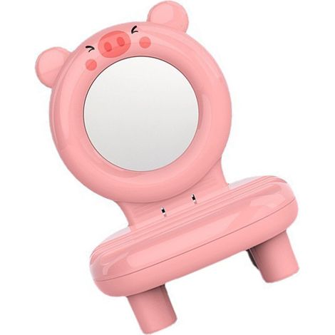 Handy-Tischhalterung in niedlicher Cartoon-Tierform, verstellbarer Winkel, Tablet-Halterung für Zuhause, Büro und Reisen, Rosa (1/5)