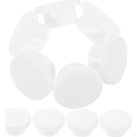 Round Overflow Drain Plugs Durable Plastic for Sink and