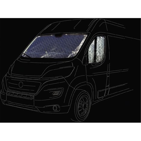 Innenraumschutz In-termik - Kabine 3-teilig (2 Frontscheiben + Windschutzscheibe) Ducato II / Boxer / Jumper - Soplair