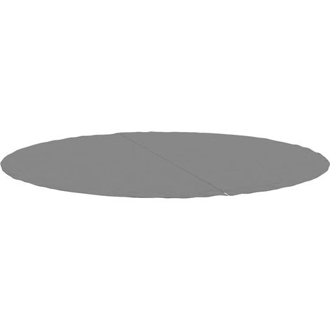 Bâche de piscine - Bâche de protection gris clair Ø244 cm géotextile polyester fr683 - Maison La Vie